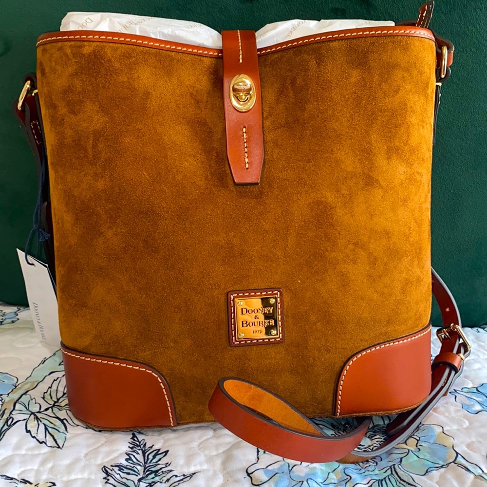 Dooney & Bourke suade bucket bag